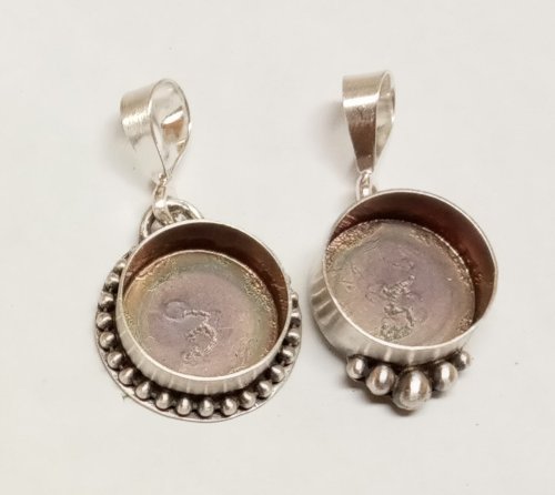 Judy Larson's Split Bead Earrings - Adding Patina for Detail, Contemporary Wire Jewelry, Filing, Finishing, , sanding, filing, polishing,  raised areas imparts a more satin finish